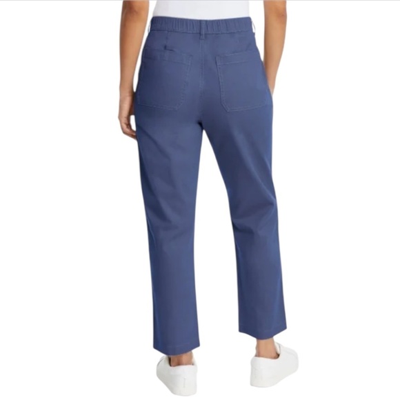 G.H. Bass & Co. Women’s Ankle Chino Pant Blue Sz 10 - Picture 4 of 5